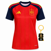 (PRÉ-VENDA) LANÇAMENTO Camisa Espanha I 2026/27 Feminina