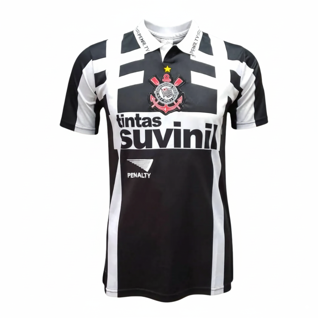 Camisa Retrô Timao Terceira 1996 TADLAPIDUS PRETA