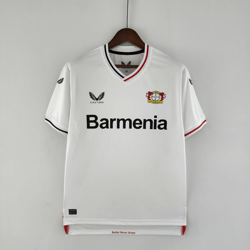 Camisa bayer leverkusen branca reserva - versão torcedor - JM sports 
