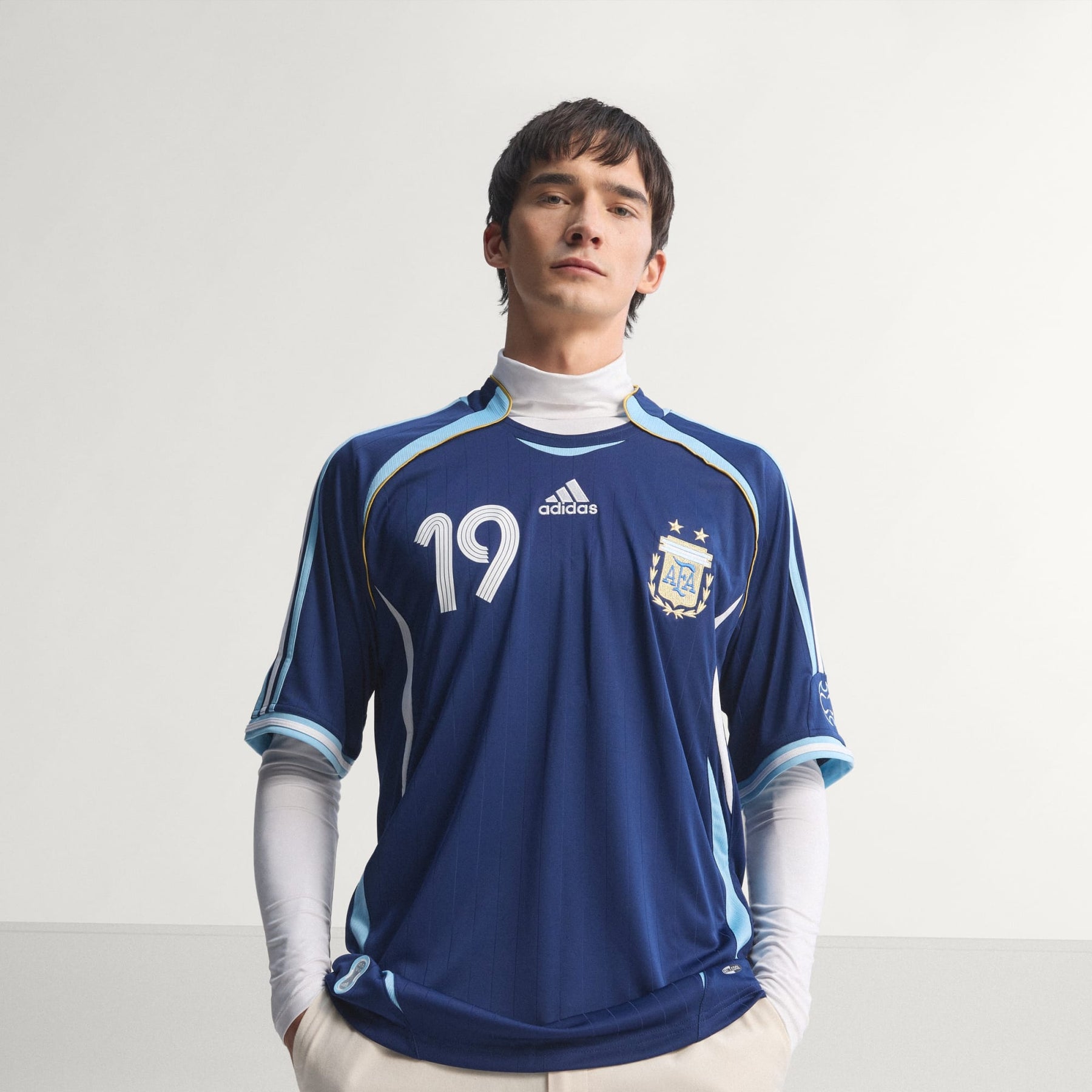 Camisa Argentina II Messi 2006 Retrô Adidas Masculina