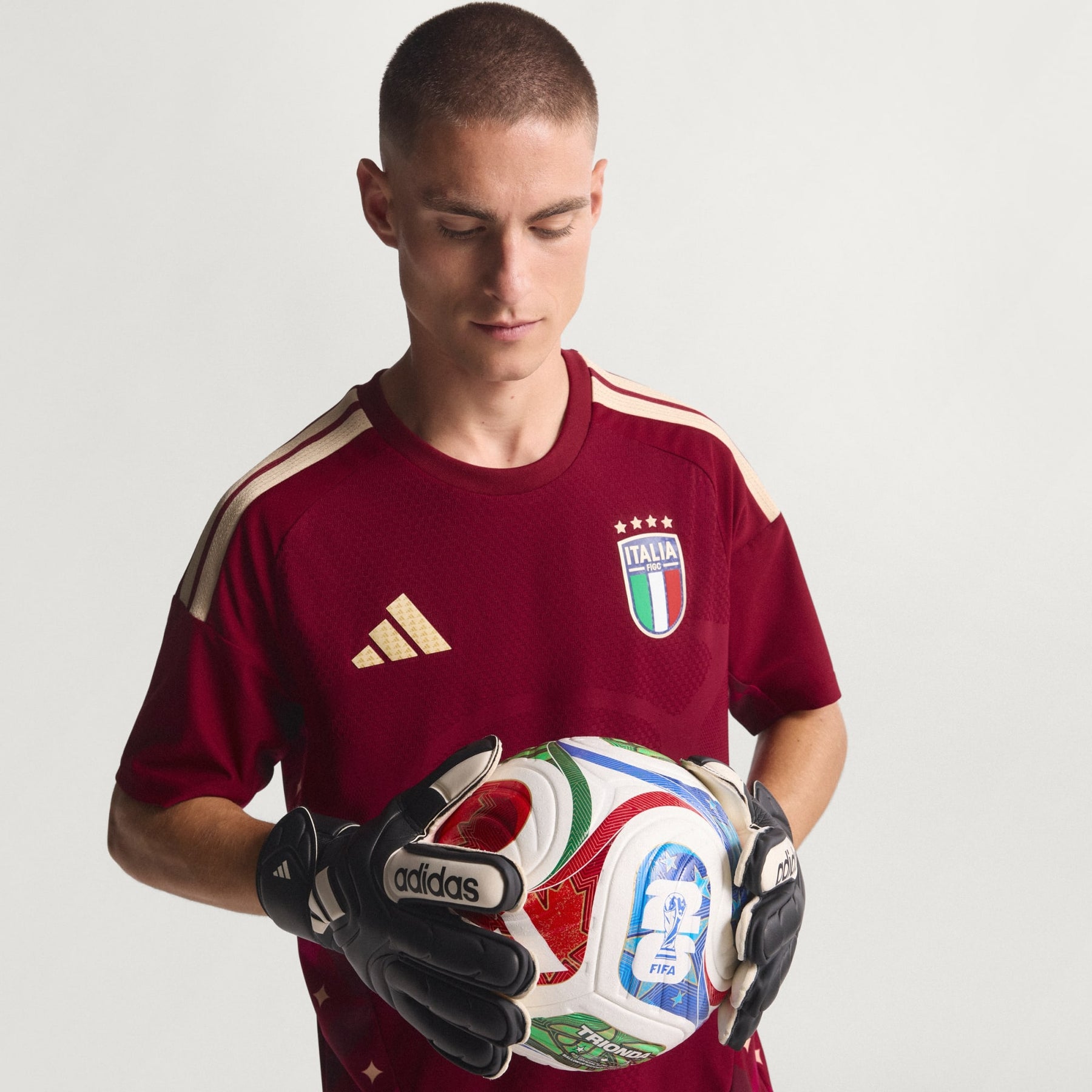 (PRÉ-VENDA) LANÇAMENTO Camisa Itália Goleiro I 2026 Adidas