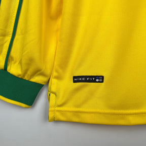 CAMISA RETRÔ MANGA LONGA BRASIL HOME 97/98