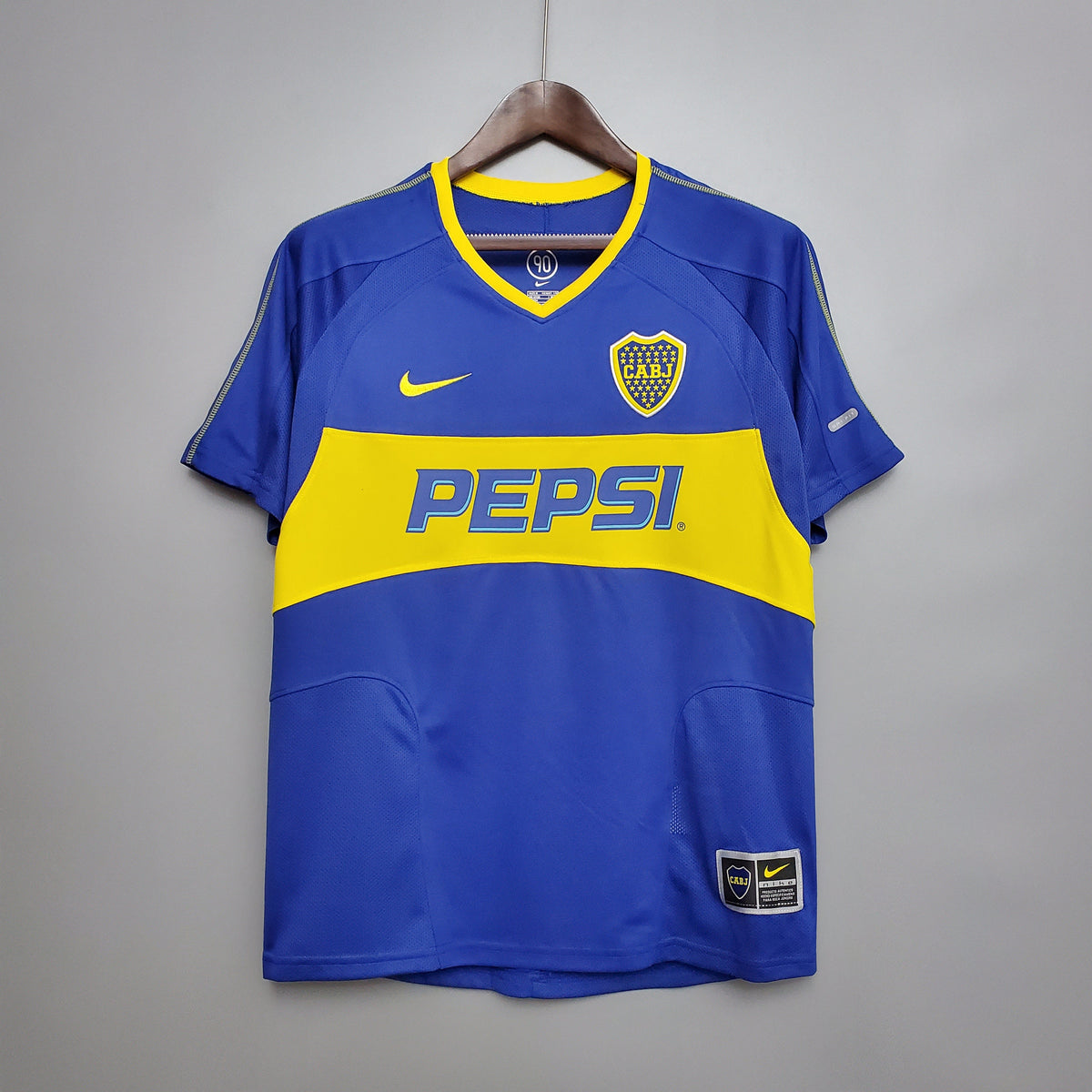 CAMISA BOCA JUNIORS RETRÔ HOME 03/04