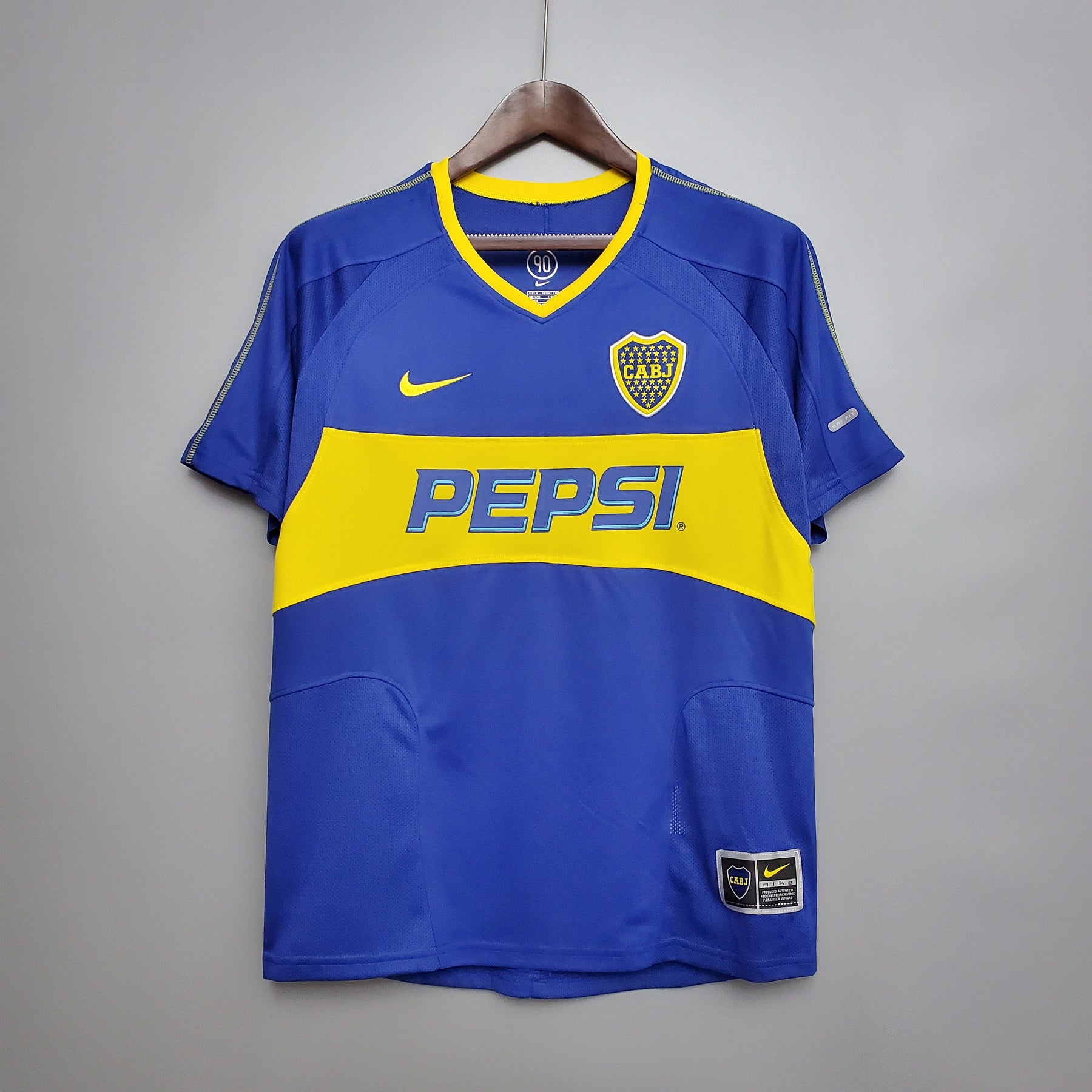 CAMISA BOCA JUNIORS RETRÔ HOME 03/04