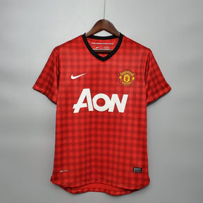 CAMISA RETRÔ MANCHESTER UNITED HOME 12/13