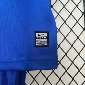 KIT INFANTIL RETRÔ MANCHESTER UNITED BLUE 08/09