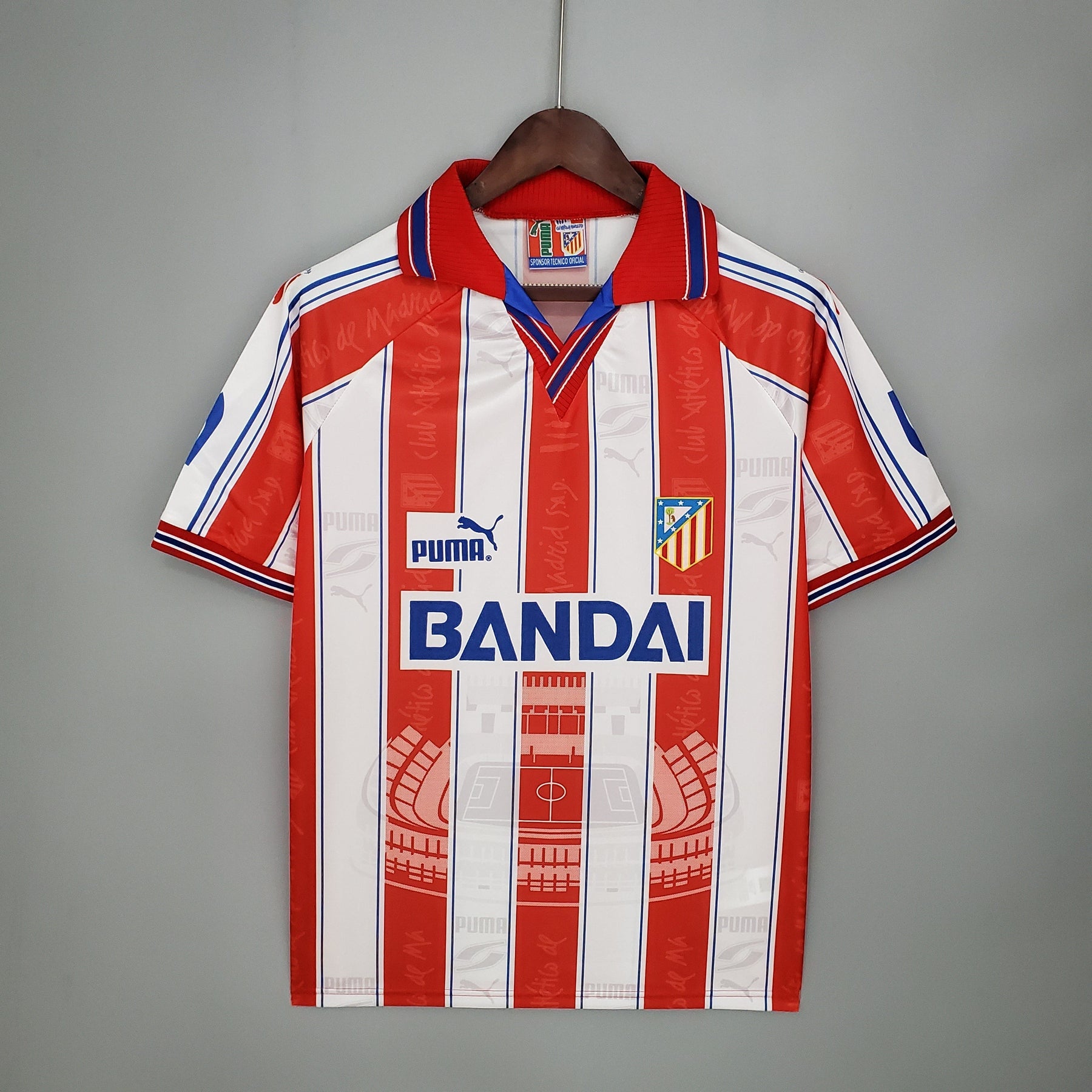 CAMISA RETRÔ ATLÉTICO DE MADRID HOME 96/97