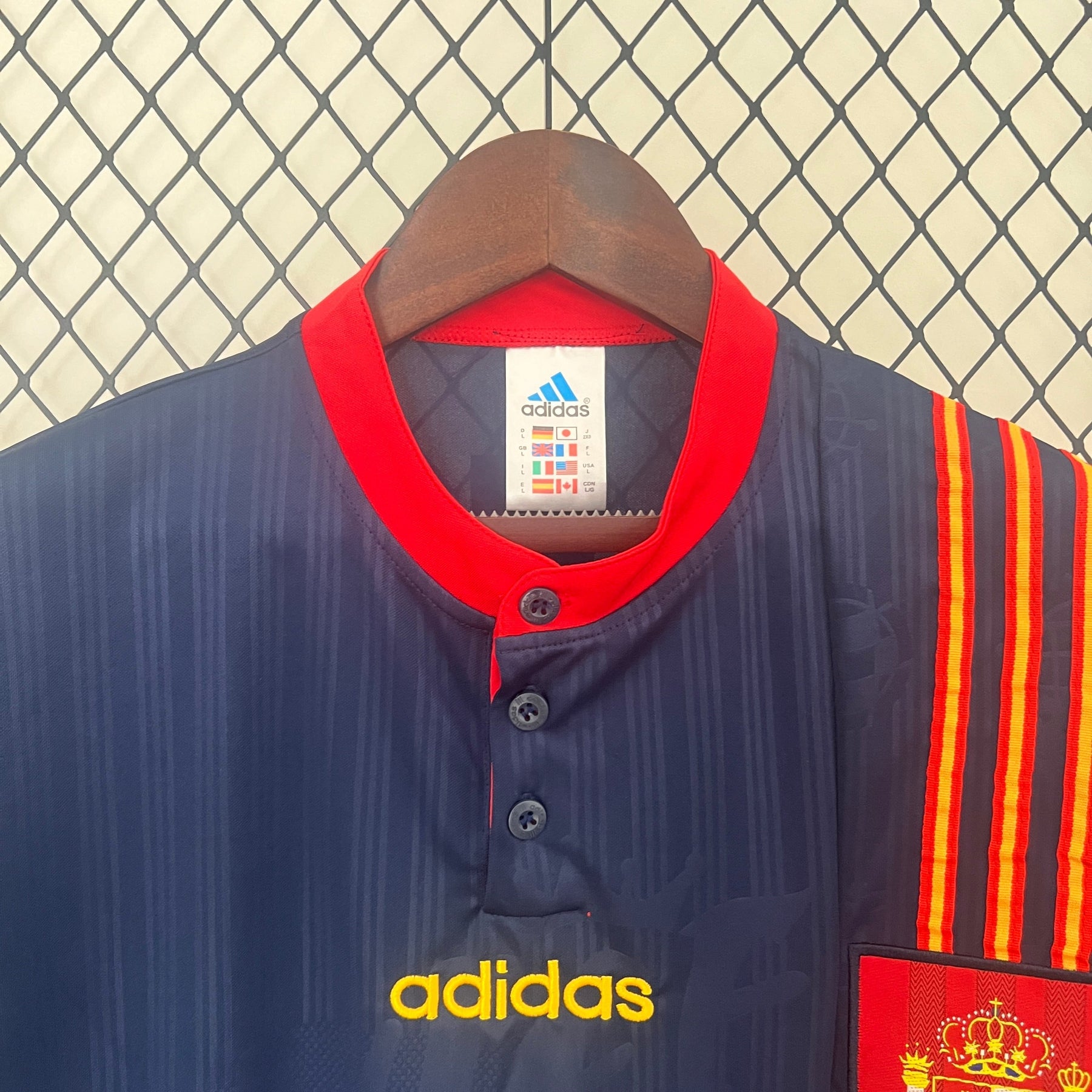 CAMISA RETRÔ ESPANHA AWAY 1996