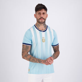 Camisa Argentina Lanes Azul 22 L. Martinez
