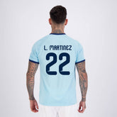 Camisa Argentina Lines Azul 22 L Martinez