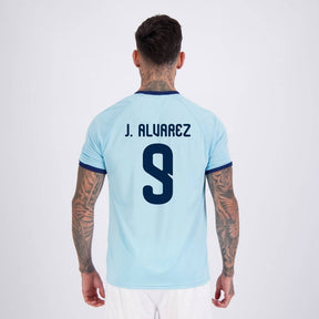 Camisa Argentina Lines Azul 9 J. Alvarez