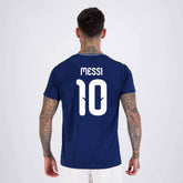 Camisa Argentina Tracks Marinho 10 Messi