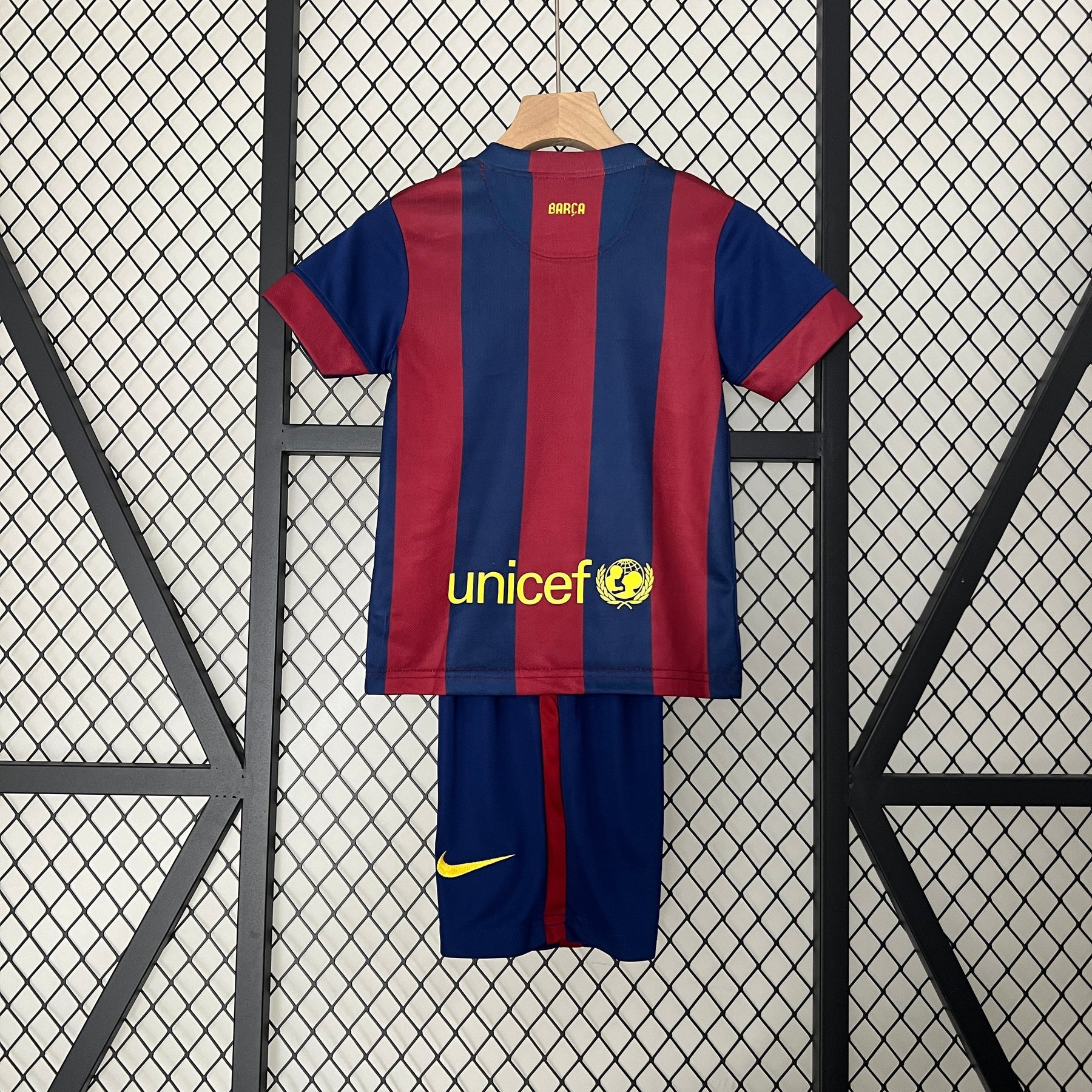 KIT INFANTIL RETRÔ BARCELONA HOME 14/15