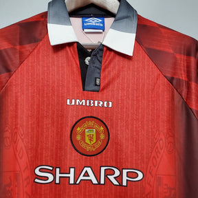 CAMISA RETRÔ MANCHESTER UNITED HOME 1996