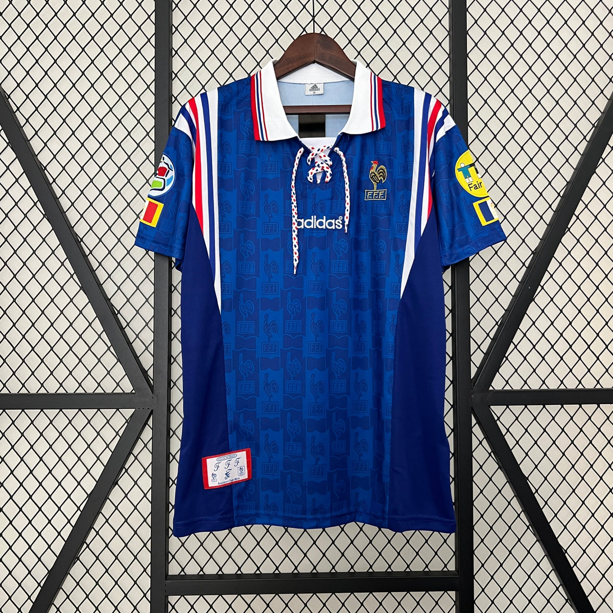 CAMISA RETRÔ FRANÇA HOME 1996
