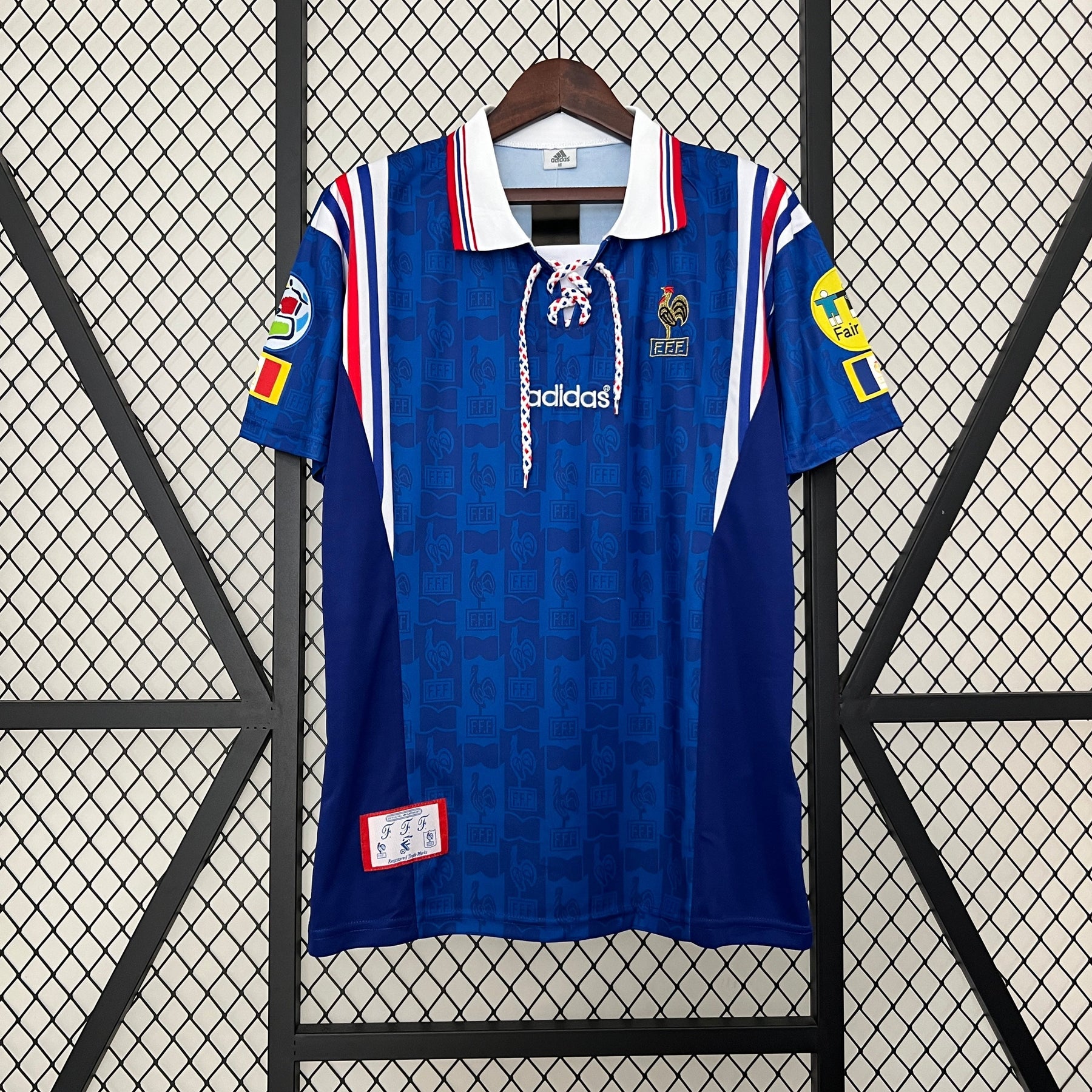 CAMISA RETRÔ FRANÇA HOME 1996