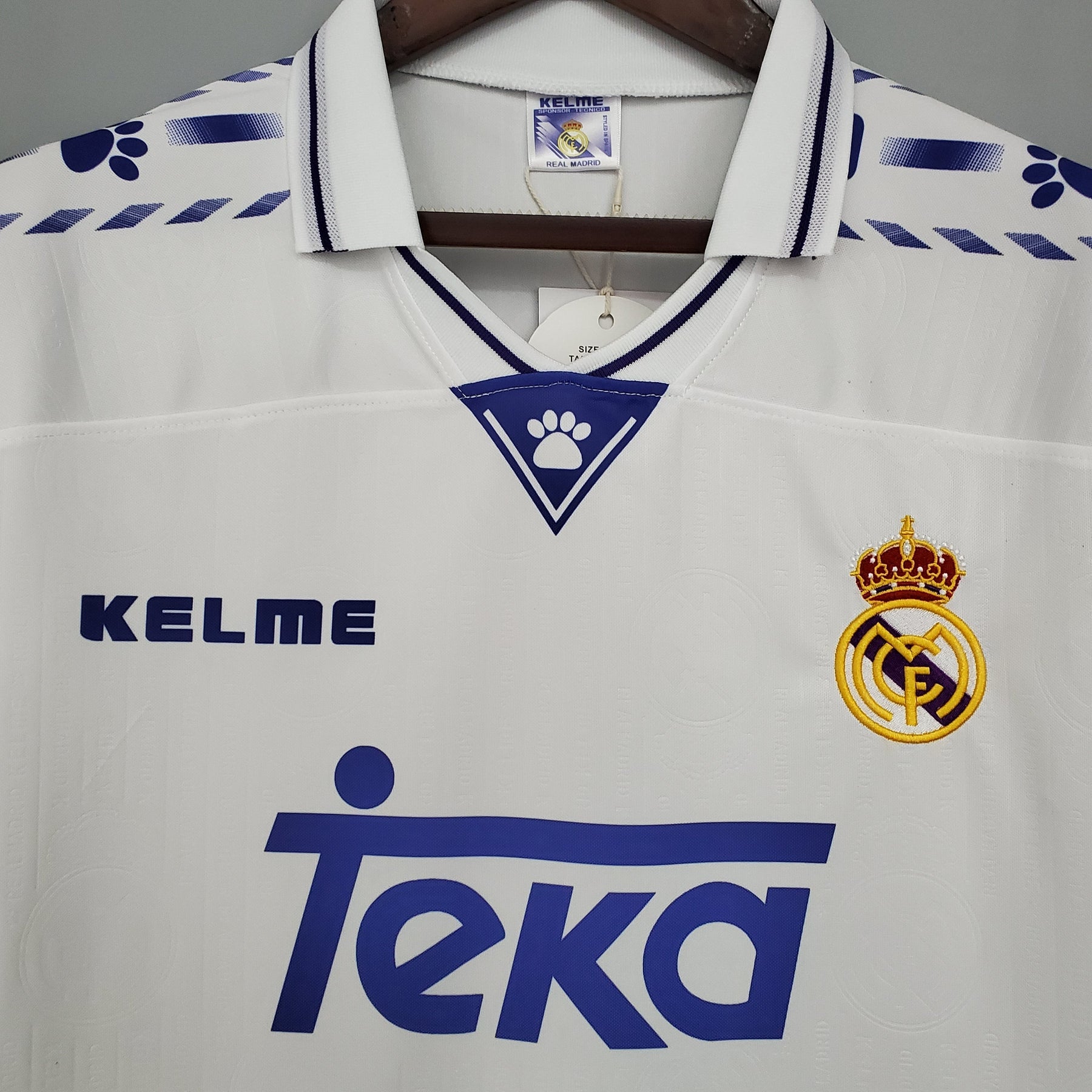CAMISA RETRÔ REAL MADRID HOME 96/97