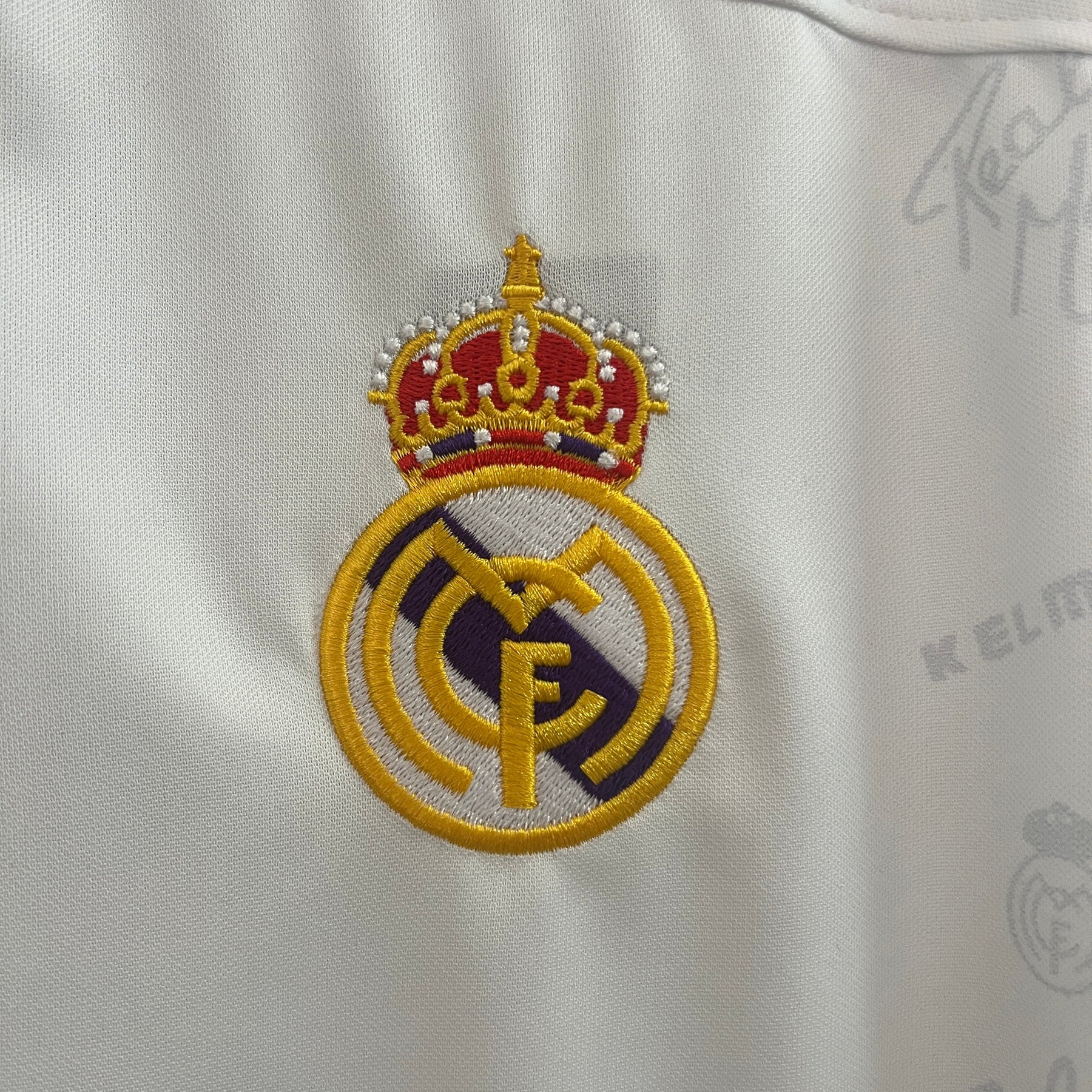 CAMISA REAL MADRID MANGA LONGA RETRÔ HOME 94/96