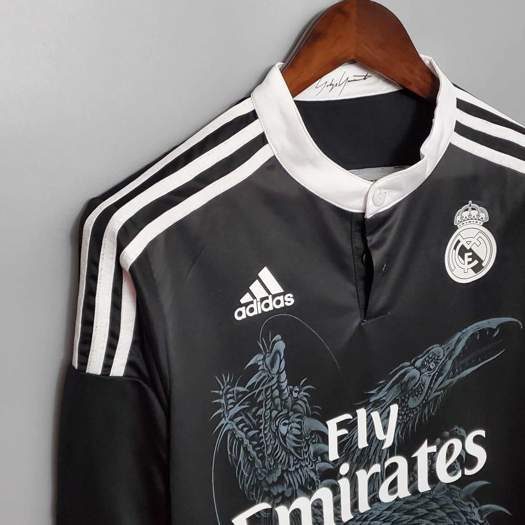 CAMISA REAL MADRID MANGA LONGA RETRÔ THIRD 14/15