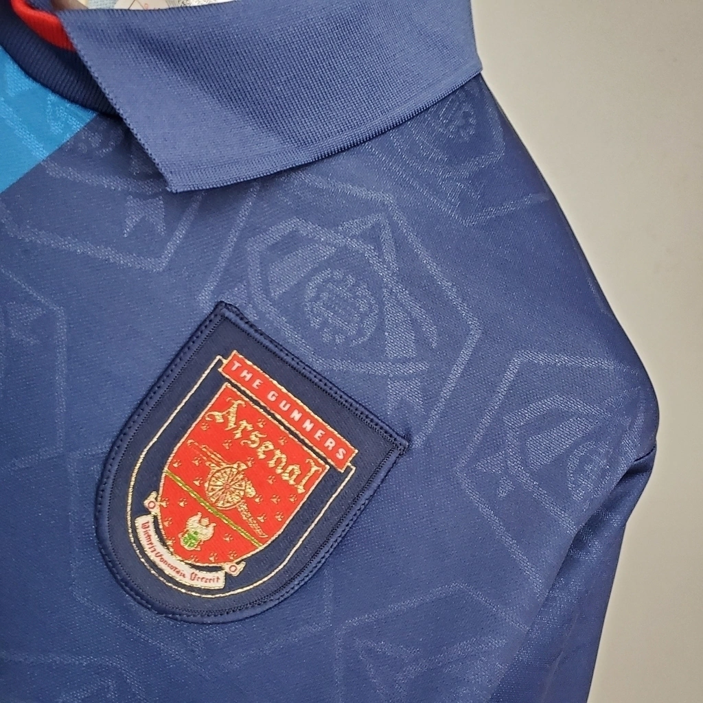 CAMISA RETRO ARSENAL 1995 AZUL MASCULINA