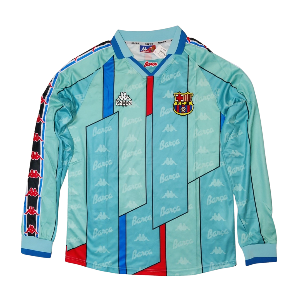 CAMISA RETRÔ BARCELONA AWAY MANGA LONGA 96/97