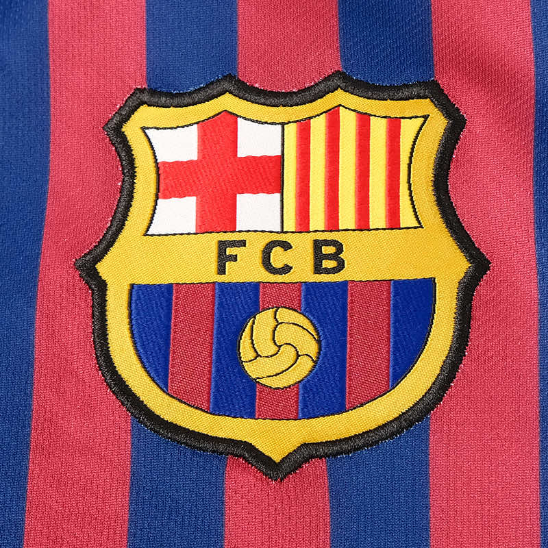CAMISA RETRÔ MANGA LONGA BARCELONA HOME 17/18