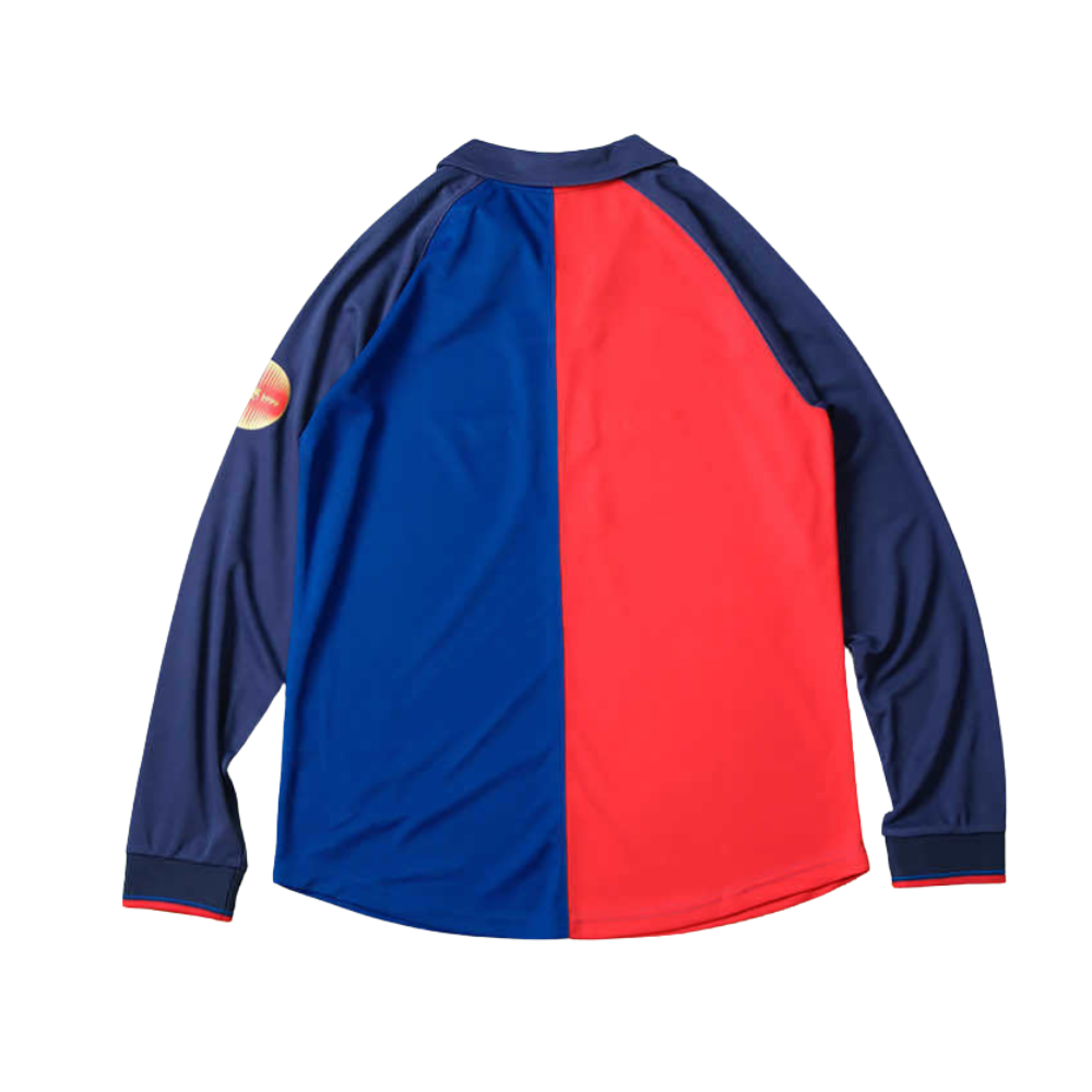 CAMISA RETRÔ BARCELONA HOME MANGA LONGA 100 ANOS