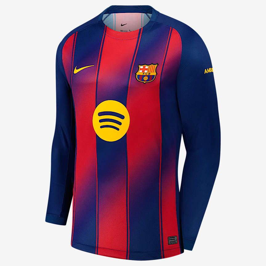 CAMISA BARCELONA TITULAR 2025/26 MANGA LONGA