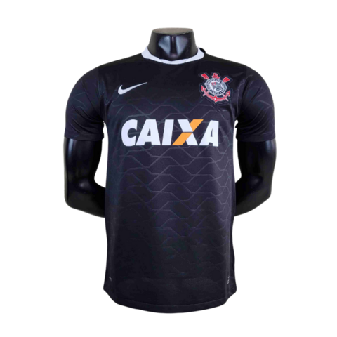 Camisa Retrô Timao  2012/13 RESERVA PRETA CAIXA