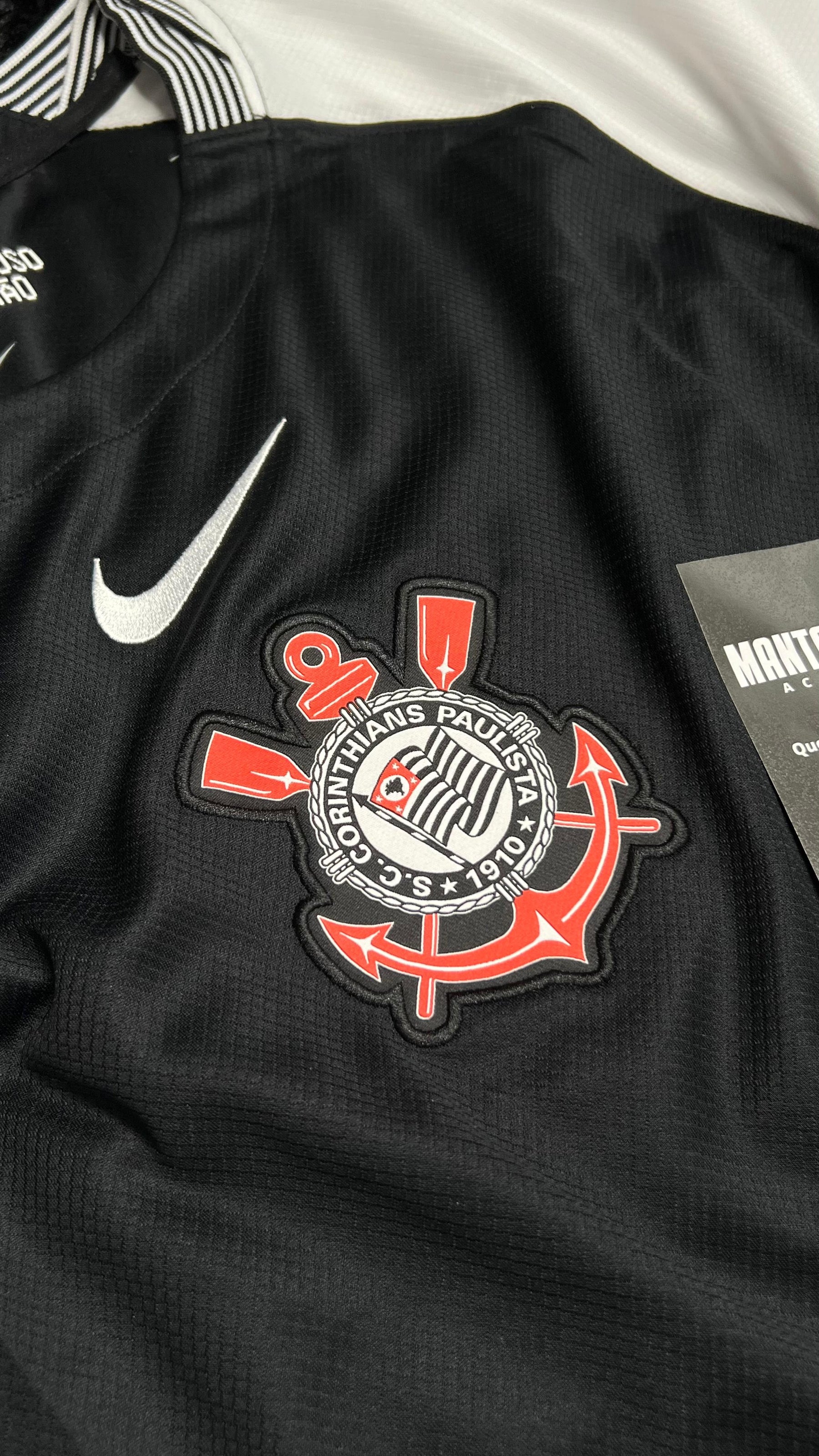 CONJUNTO INFANTIL TIMAO RESERVA II HOME 2025/26 PRETO