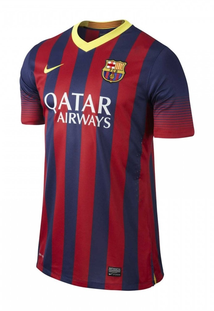 CAMISA RETRÔ BARCELONA HOME 2013/14 GRENÁ MASCULINA + CHAVEIRO ESPECIAL DE BRINDE