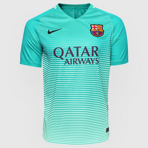 CAMISA RETRÔ  BARCELONA THIRD 2016/17 GRENÁ MASCULINA + CHAVEIRO ESPECIAL DE BRINDE