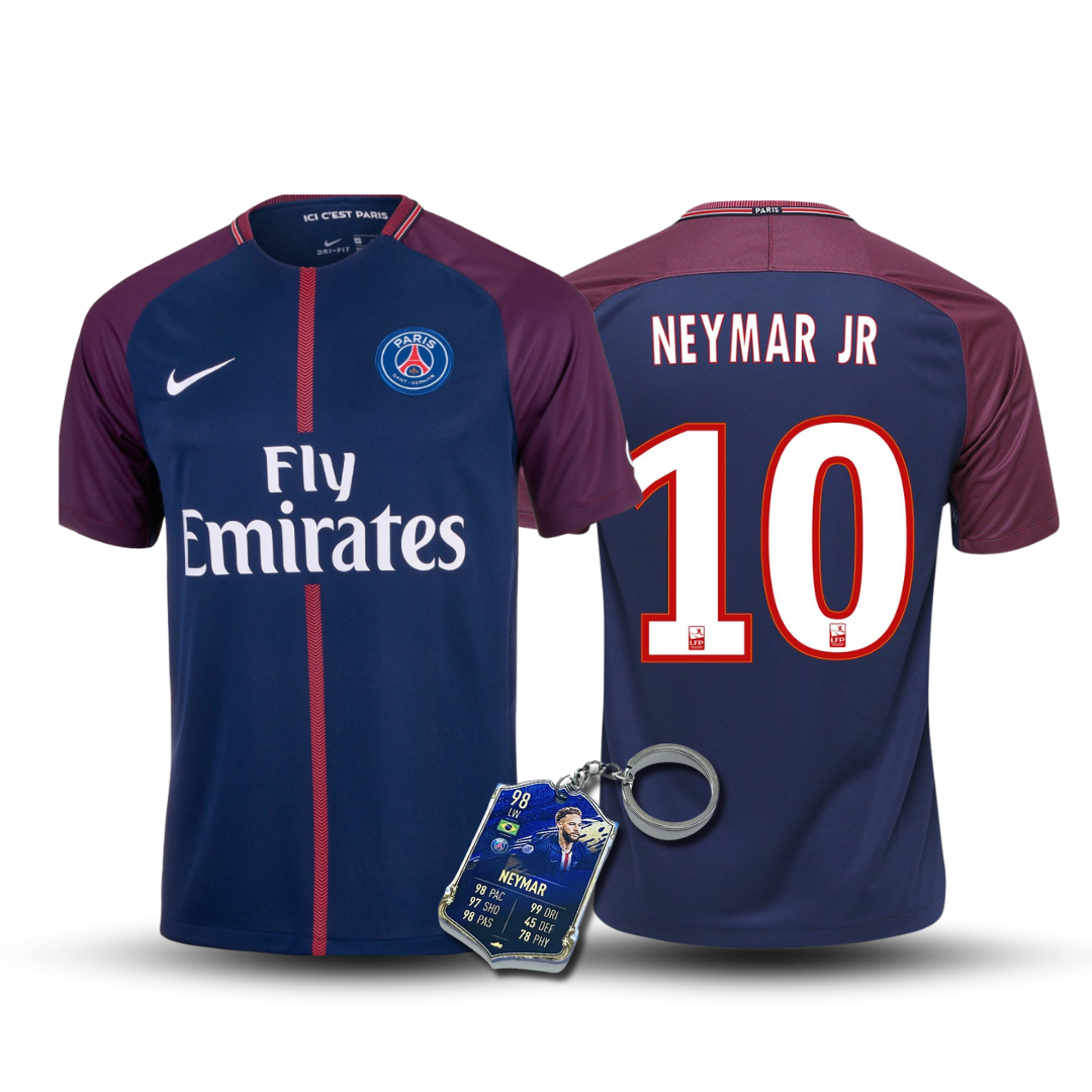 CAMISA RETRÔ PSG HOME 2017/18 MASCULINA + CHAVEIRO ESPECIAL DE BRINDE