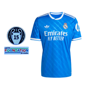 CAMISA REAL MADRID III THIRD 2025/26 AUTHENTIC VERSÃO JOGADOR