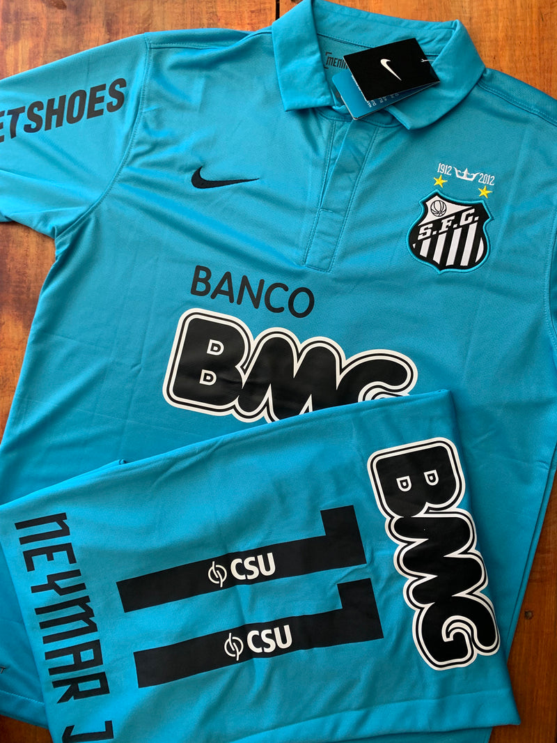 Camisa Retrô Peixe 2012/13 Reserva Azul