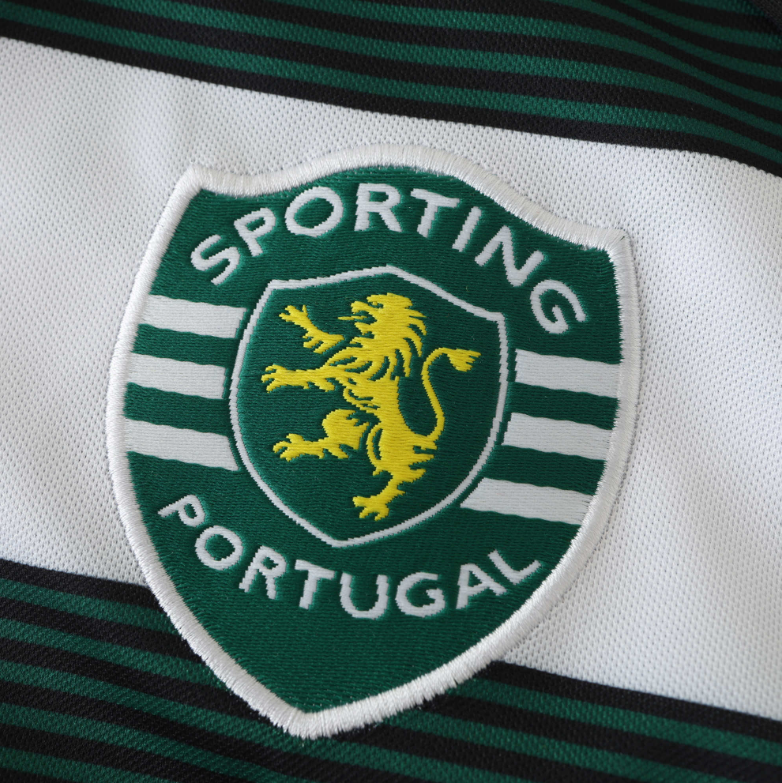CAMISA RETRÔ SPORTING HOME MANGA LONGA 01/03
