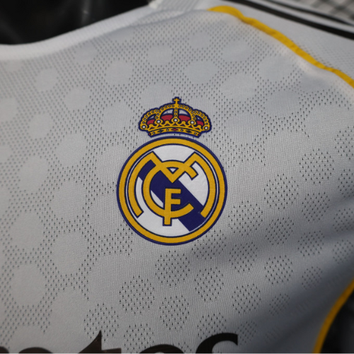 CAMISA REAL MADRID I TITULAR 2025/26 AUTHENTIC VERSÃO JOGADOR MANGA LONGA