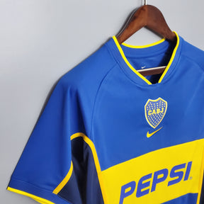 CAMISA BOCA JUNIORS RETRÔ HOME 01/02