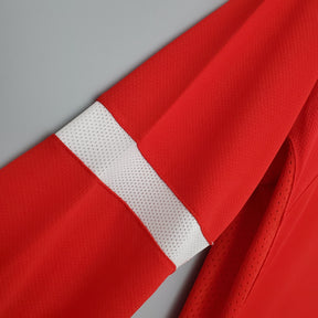 CAMISA RETRÔ MANCHESTER UNITED HOME MANGA LONGA 04/05