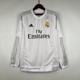CAMISA REAL MADRID MANGA LONGA RETRÔ HOME 15/16