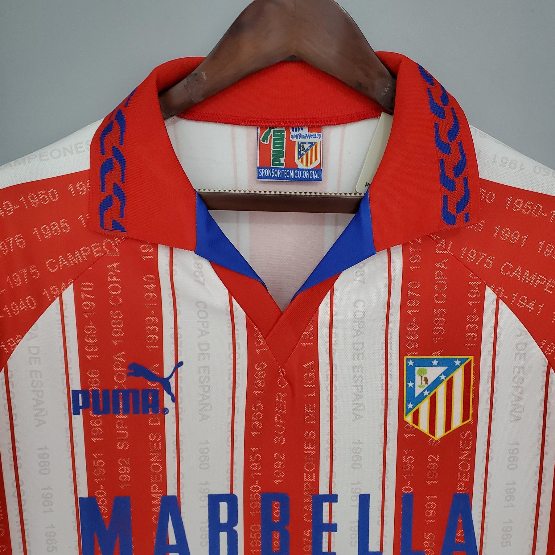 CAMISA RETRÔ ATLÉTICO DE MADRID HOME 95/96