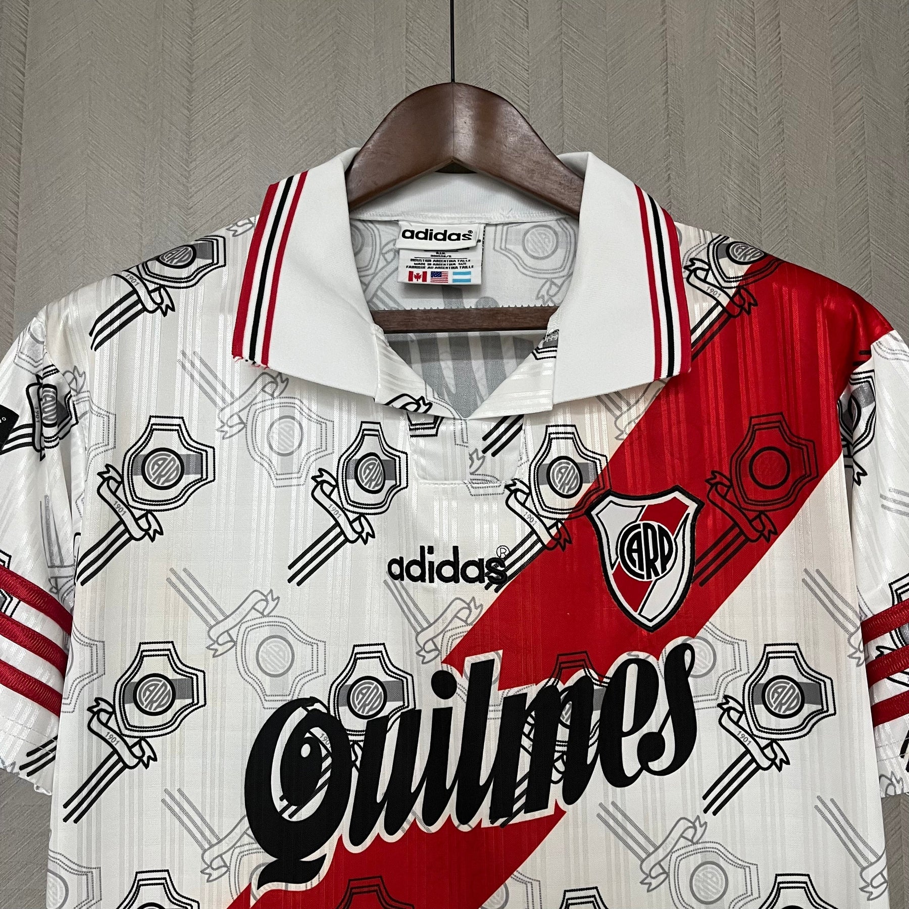 CAMISA RETRÔ RIVER PLATE HOME 1996/97