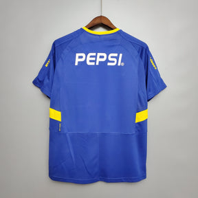 CAMISA BOCA JUNIORS RETRÔ HOME 03/04