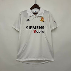 CAMISA RETRÔ REAL MADRID HOME 02/03