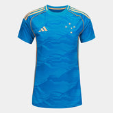 LANÇAMENTO Camisa Cruzeiro III Torcedor Adidas Feminina - Azul
