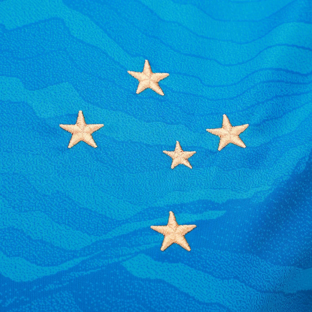 LANÇAMENTO Camisa Cruzeiro III Torcedor Adidas Feminina - Azul