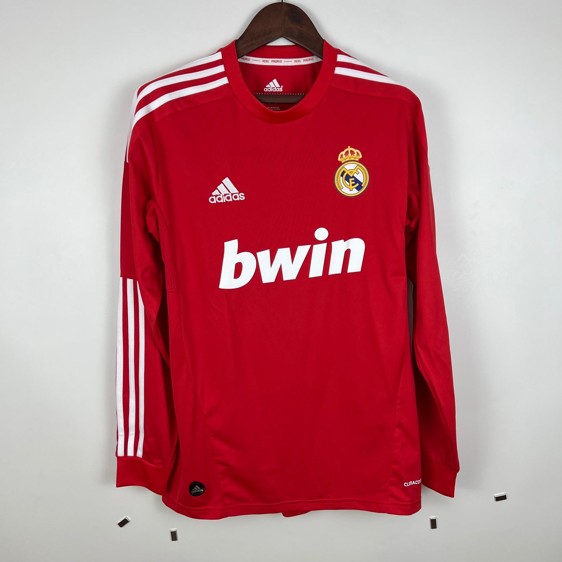 CAMISA REAL MADRID MANGA LONGA RETRÔ THIRD 11/12