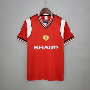 CAMISA RETRÔ MANCHESTER UNITED HOME 1985