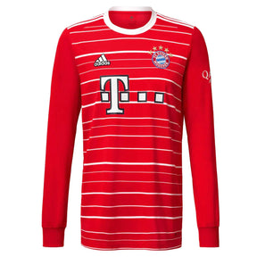 Camisa Masculina Bayern de Munique I Manga Longa 2022/23 - Torcedor
