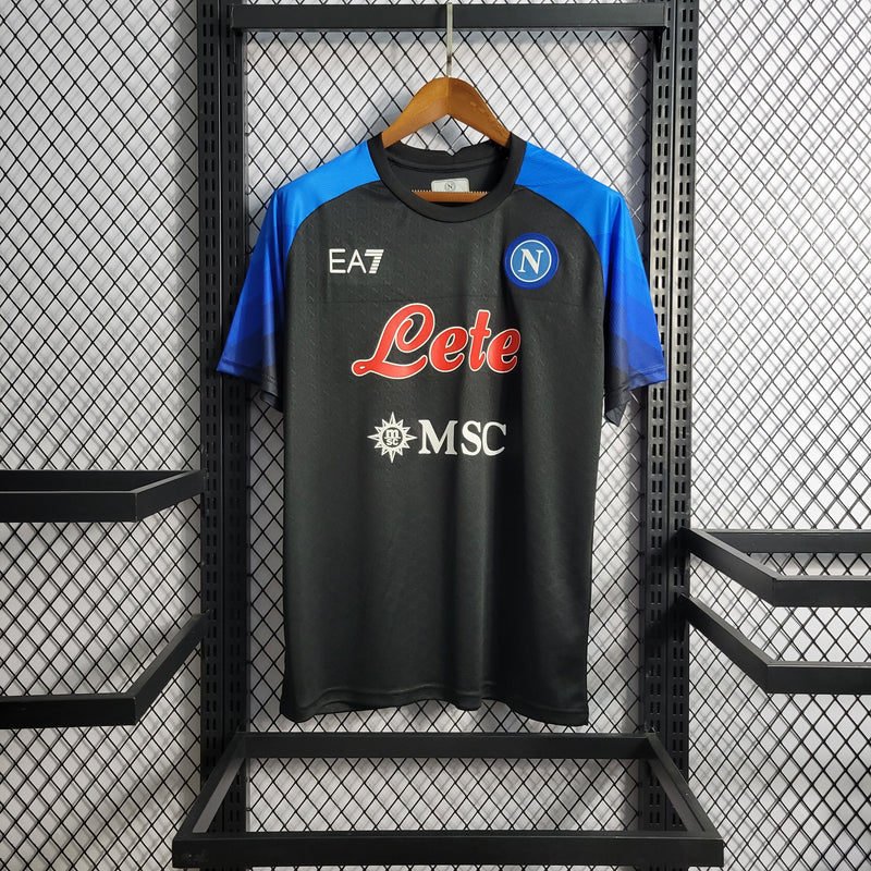 Camisa Napoli Treino Preta 22/23 - Versão Torcedor - JM sports 